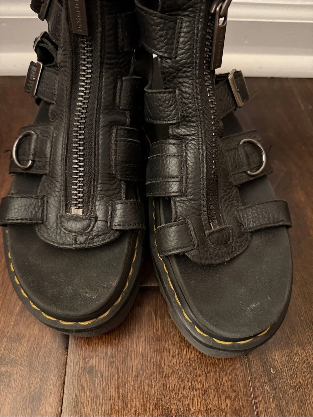 Dr Martens Olson Sandals Black chunky size 9
